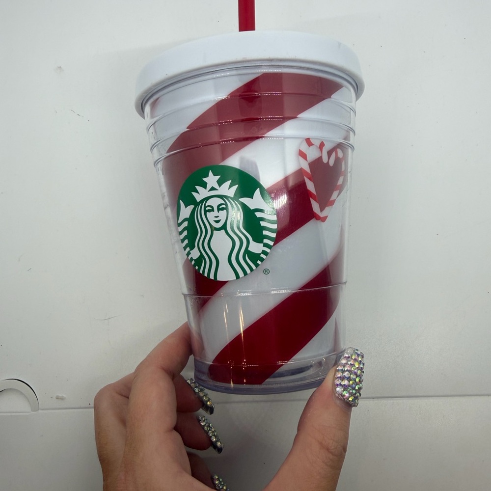 Starbucks Candy Cane Striped Tumbler